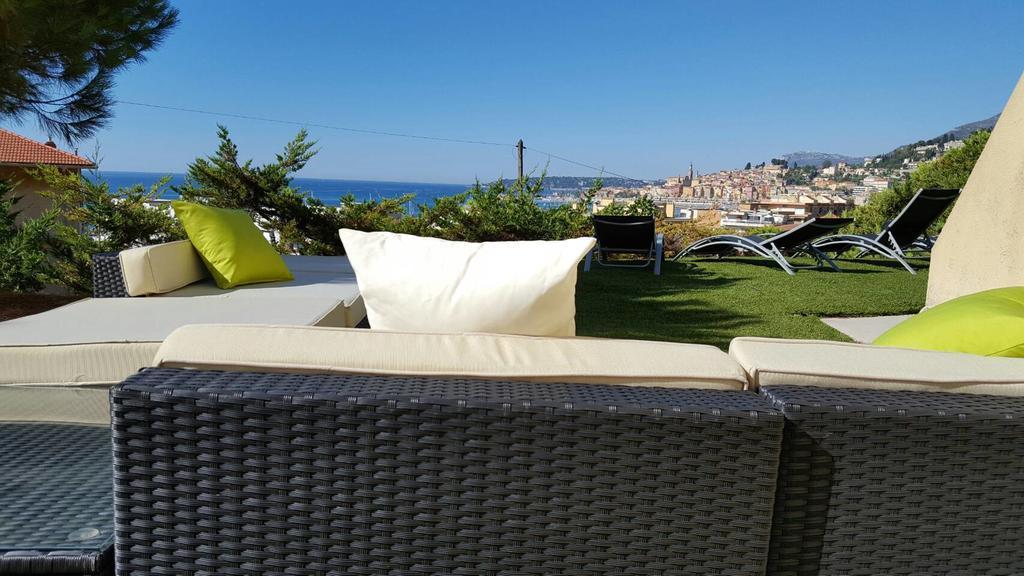 Cap Au Sud,Vue Panoramique Mer,Piscine Μεντόν Εξωτερικό φωτογραφία
